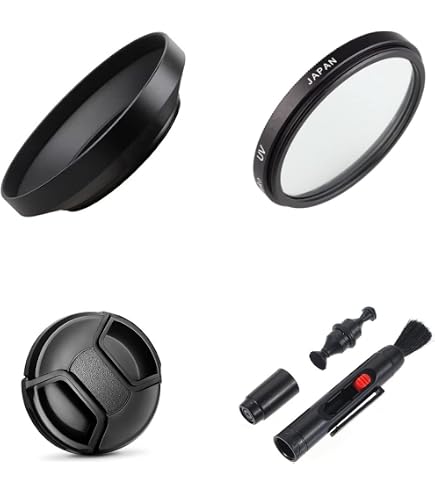 Kit Accessori Base Per Fotocamera Nikon Zfc E Z50 Con Obiettivo 24-120mm F/4 S. Include Paraluce 77mm, Copriobiettivo, Penna Pulente E Pompetta.