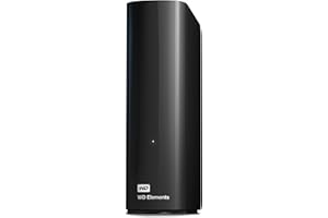 ‎WESTERN DIGITAL WD Elements 24 TB Desktop Storage, Desktop Storage USB 3.0 Compatible, Additional Storage for Photos, Music, Videos and all Other Files, Shockproof, Black