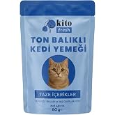 Kito Fresh Ton Balıklı Kedi Yemeği%100 Taze İ&ccedil;erikli Mama 80 g
