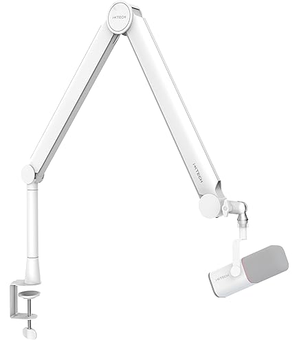HAUEA Verstelbare Microfoonstandaard, Microfoonarm Met Clip En Adapter Voor Studio Programmas Opname Radiozender Compatibel Met Blue Yeti Microfoon