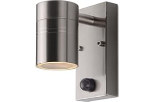 ‎LUCIDE Lucide ARNE-LED - Wandstrahler Außen - Ø 6,3 cm - LED - GU10 - 1x5W 2700K - IP44 - Chrom Matt