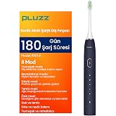 Pluzz Smart Sonic Elektrikli Şarjlı Diş Fır&ccedil;ası 180 G&uuml;n Şarj S&uuml;resi (LACİVERT)