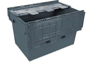 Tayg - Eurokasse med lock för livboj och transport 60 x 40 x 34 cm svart (6434-T)