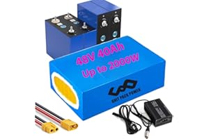 UNIT PACK POWER 48V 40Ah Batterie 2000W - Batterie de vélo électrique pour 1500W 2000W E- Scooter/Ebike - litio Batterie 48Volt