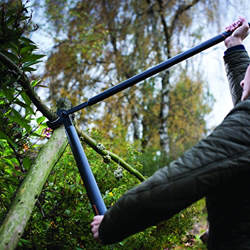 Fiskars SingleStep Bypass-Astschere für frisches Holz, Antihaftbeschichtet, Gehärteter Präzisionsstahl, Länge 81 cm, Schwarz, L38, 1001426 - 3