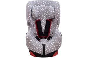 JYOKO Kids Housse pour siège Auto Compatible avec Bébé Confort Axiss (White Star)