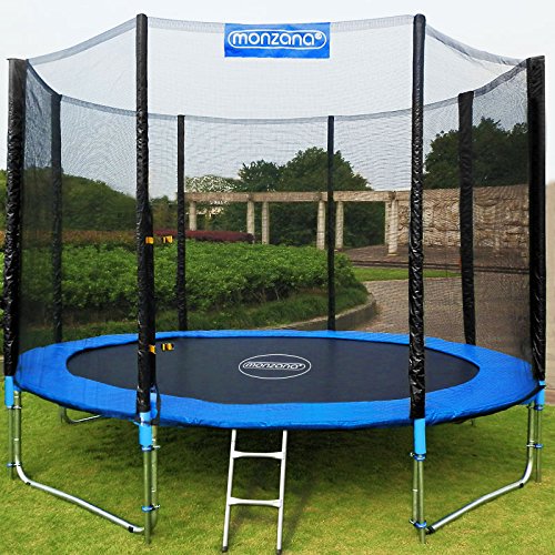 Trampolin Kindertrampolin Garten Set 244 cm + Netz Plane Zubehör TÜV SÜD GS