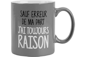 DELYS-BY-VERCERAL Delys 519750 Mug 31 cl en grès gamme ludique Ø 8 cm H 9.5 cm coloris gris