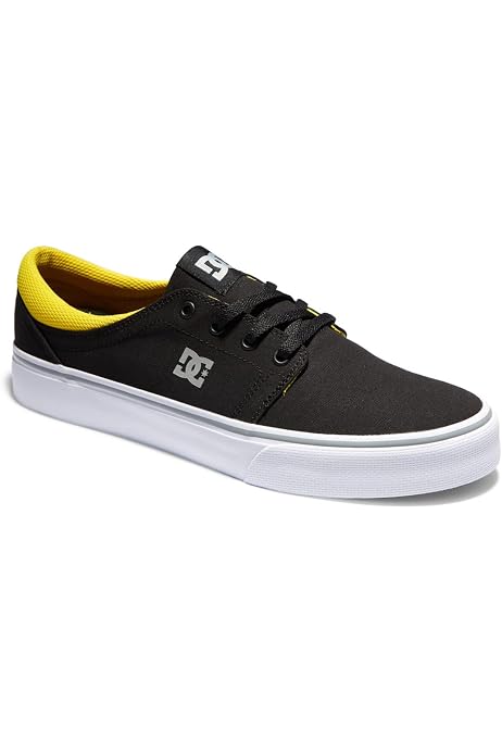 Scarpe Da Ginnastica Uomo DC Shoes Hyde - Pelle, Suola In Gomma, Sistema Di Allacciatura Ghillie, Tecnologia Inflexion Vulc