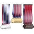 18 Pieces Gold Silver Bronze Award Medals