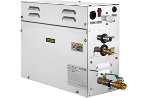 BuoQua 6KW Ånggenerator Bastu Hem Spa-Dusch Ånggenerator för Turkiskt Badrum Liten Volym med Digital Controller