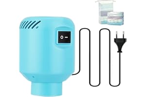 CKCLR Elektryczna pompa powietrza do worków próżniowych, oszczędzająca miejsce pompa próżniowa 55 W 4200 Pa do odzieży kompresyjnej, 460 l/min przenośna pompa próżniowa