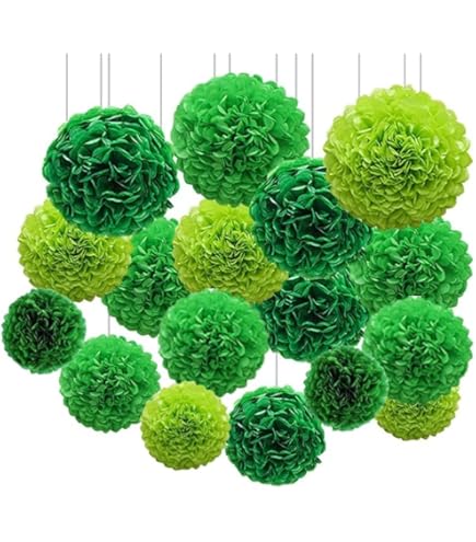 EinsSein 1x Pompon di Carta 25cm cremoso Matrimonio Carta velina Decorativa Pom Pom veline Pompom Pompon Decorazioni Fiori di marmitta Moto Decorativi crespa giganti PON PON Colorati Viola Gialla