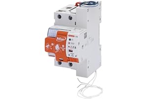 GEWISS - GWD4229R - Restart Rm - 2 Poli - Accoppiato Con Mdc - 25 A 4500A Tipo A Curva C Idn=0,03 A 230 V - 3 Moduli En 50022