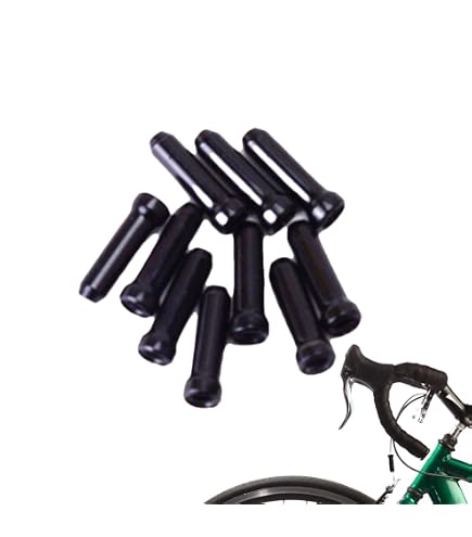 100 Embouts De Câble De Frein Vélo En Alliage - Bouchons De Protection Pour Freins Et Dérailleurs - 5 Couleurs