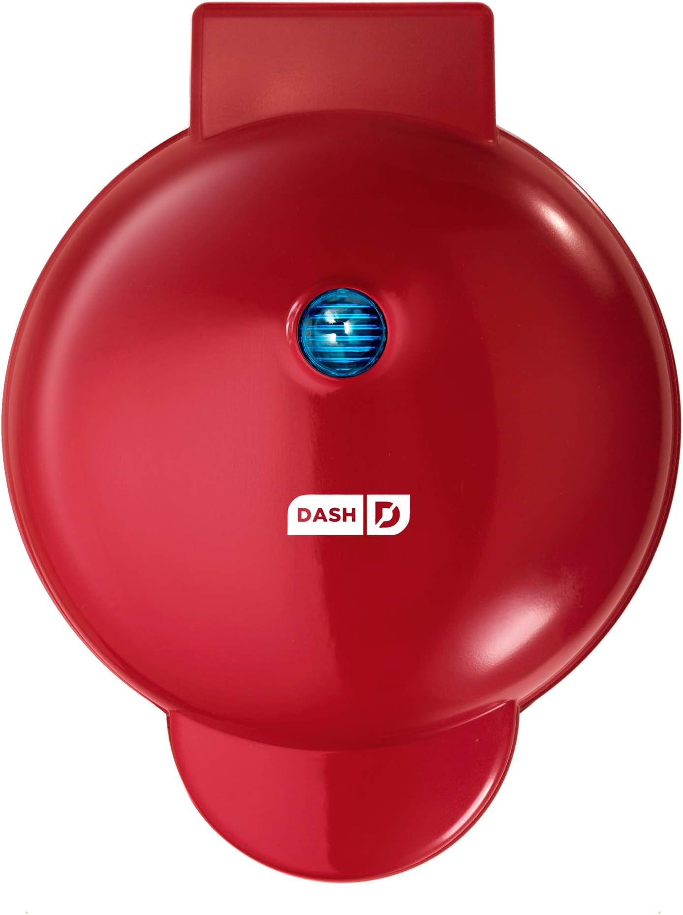 dash dmg8100rd 8ã â‚ â Express Electric Round Griddle for Pancakes, Cookies, Burgers, quesadillas, Eggs & Other on The go Breakfast, Lunch & Snacks, with Indicator Light + Included Recipe Book, red