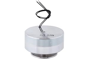 FTVOGUE Resonanz-Lautsprecher Lautsprecher Thunder von Allem Vibrationslautsprecher Vibration Starke Basslautsprecher Alle Frequenz Resonanz 50mm 2Inchl(8Ω 20 w)