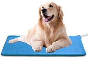 MARUNDA Pet Heating Pad,Cat Dog Electric Pet Heating Pad Indoor Waterproof,Auto Constant Temperature, Chew Resistant Steel Cord