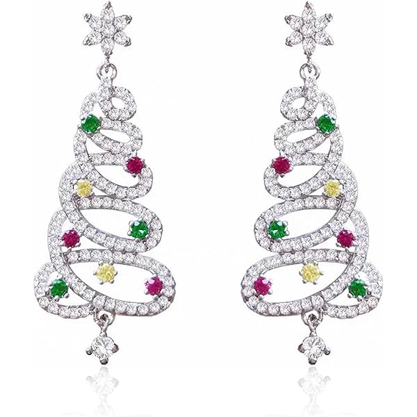 Laimons Orecchini Da Bambina Babbo Natale In Argento Sterling 925 Smaltato - 10 Mm, Confezione Regalo
