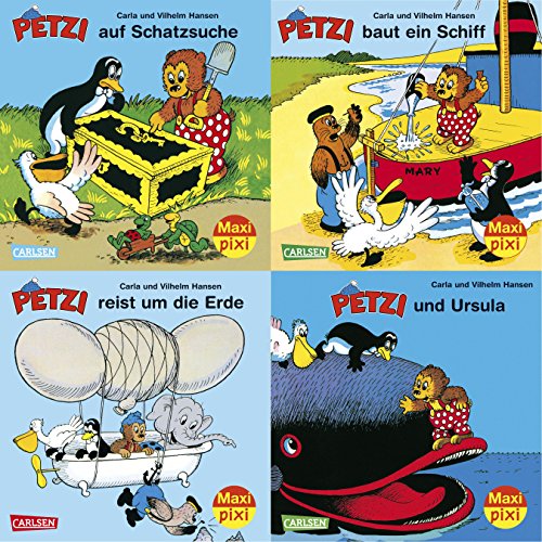 Preisvergleich Produktbild Petzi (4x1 Exemplar) (Maxi-Pixi-4er-Set, Band 34)