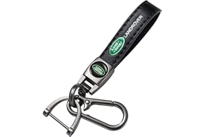 meisuH 2 Packs Car Keychain Keyring for,Leather Car Keychain,Women/Men's Key Chains for Vehicles,Auto Keyring Lanyard for Key Fob Holder