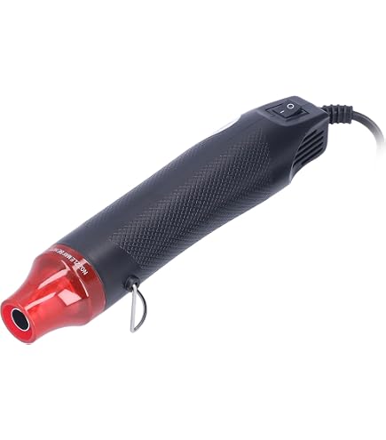 Mini Pistolet à Air Chaud 300W – Outil Chauffage Rapide Pour Film Rétractable, Poudre Gaufrée, Argile Polymère – Idéal DIY
