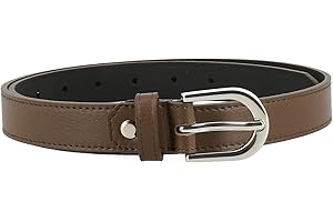 FASHIONGEN - Ceinture pour femme en Cuir Italien, LUNA, Fabriqué en France