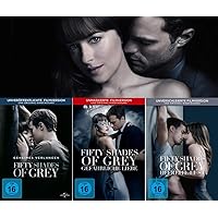 Fifty Shades of Grey 1-3 (Teil 1+2+3) Geheimes Verlangen - Gefährliche Liebe - Befreite Lust [3-DVD]