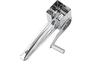 GACQPLI Râpe À Fromage Rotative - Râpe À Fromage En Acier Inoxydable, Moulin À Râpe Fromage À Main Professionnel, Trancheuse À Fromage Amovible