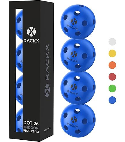 Harayaa Indoor Pickleball Bälle - 74mm Mit 26 Löchern Für Hallentraining