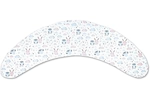 Totsy Baby Cuscino per allattamento fodera xxl cuscino per dormire laterale - Cotone Fodera per Cuscino per gravidanza Cuscino per posizionamento per adulti Gufi