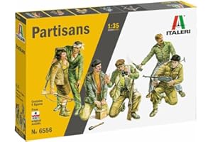 Italeri 6556S 1:35 Partisans – Réplique fidèle à l'original, modélisme, bricolage, loisirs, collage, kit de construction en plastique, assemblage de figurines
