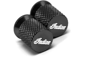 JYDJDL,Motorrad-Reifenventil-Luftanschlussschaftabdeckung Reifenventilkappenstopfen passt für Indian Challenger/Springfield/Chieftain Dark Horse Scout Bobber Roadmaster Classic