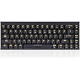 Perixx PERIBOARD-428 Mini Mechanical Keyboard with Kailh Low Profile Brown Switch, RGB Backlighting, Black, US English Layout