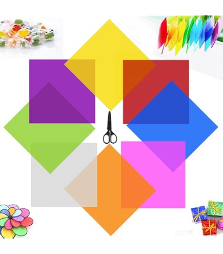 Lot De 40 Feuilles Papier Vitrail Couleur A4 – 20 Couleurs, 100 G/m², Pour DIY Et Déco