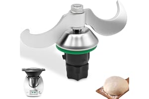 VEFTSVY Teigmesser für Thermomix TM7 TM6 TM5, Edelstahl Mixmesser Zubehör, Kein Teig-Rückstand, Einfach zu Reinigen, Kompatibel mit Vorwerk Thermomix TM5/TM6 Küchenmaschine