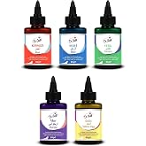 Dr. Gusto 5&rsquo;li Sıvı Su Bazlı Likit Gıda Boyası 5 X 60 gr Sarı Kırmızı Mavi Mor Yeşil.