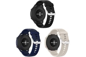 Classicase Compatible avec Xiaomi Haylou RT LS05S / Mi Watch Sport/Mi Watch Color Watch Strap, Soft Silicone Étanche Replacement Sangle
