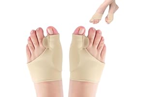 RTBRCG 1 Paar Hallux Valgus Bandage, Zehenspreizer Hallux Valgus, Hallux Valgus Socken mit Integriertem Silikon Pad für Big Toe Damen Herren, Schutz Des Zehenballen für Stehen Trainieren (L)