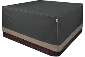 SHIELD OUTDOOR COVERS Poolabdeckungen230x230x85 Poolabdeckung 420D Oxford-Gewebe Garten-Pool Staubabdeckung,Abdeckung für Whirlpool Wasserdicht,Abdeckplane Pool mit UV-Schutz,Abdeckplane Pool für rechteckige Pools