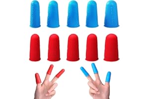 DHER Gel De Silice Protection Des Doigts Gel Silice Protection Du Bout Des Doigts Protecteur Couvre-Doigts Protection Du Bout Des Doigts 10 PièCes De 3tailles De Doigtiers En Silicone Avec Protection