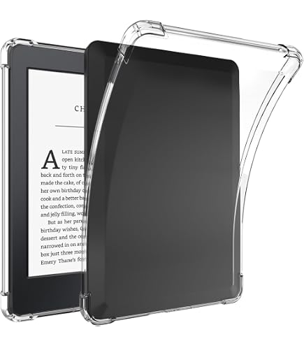Custodia Kindle 10 Generazione Strapsicle Custodia Trasparente Per Kindle Gen 10 (2019) (6 Pollici) - Cover Kindle Elegante E Antiurto - Cover Posteriore In TPU Trasparente Sottile, Leggera E Antigraffio - Custodia - copertina