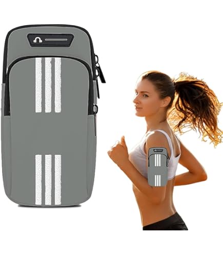 Fascia Braccio PortaCellulare Lunge&SprintBAG - Idrorepellente, Regolabile, Per Corsa E Bici - Foto 10