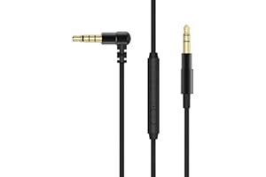 Cubilux Braided Headphone Replacement Cable with MIC Compatible with Sony WH-1000XM5/XM4/XM3/XM2/XB910N/XB900N/XB700/CH910N/CH710N/CH700N/H900N MDR-XB950B1/XB950BT/XB950N1/1000X/100AAP/10RNC, 4 Feet