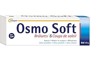 COOPER OSMOSOFT - Ustioni e colpi di sole - Lenisce, riduce il rossore e reidrata - Da 1 anno - Gel - 50 g