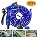 Produktbild Erweiterbarer Schlauch Rohr 200 FT mit 7 Funktion Spray Gun Magic Garden Wasserschlauch flexibel blau für Bewässerung Reinigung Waschen Cars Pets
