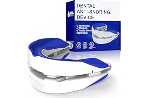 SONEAT Anti Snoring Devices for Sleep,Adjustable Anti Snoring Device Mouth Guard,Sleeping Snore Stopper Mouthpiece,Anti Snore Mouthpiece Device Stop Snoring Aids for Women Men (Blue)