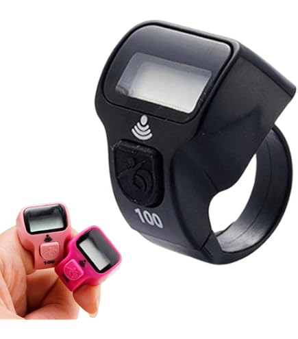 Anneau Compteur De Prière Intelligent – Tasbih Numérique Avec 5 Rappels De Prière, Vibration Et Affichage – Rechargeable