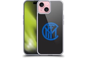 Head Case Designs Licenza Ufficiale Inter Milan Pianura Grafici Custodia Cover in Morbido Gel Compatibile con Apple iPhone 15