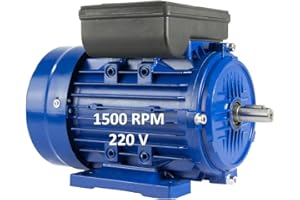 ALREN MOTOR ELECTRICO MONOFASICO 0,12KW / 0,17CV 220V 1500RPM B3 (PATAS) TAMAÑO 63 (EJE 11mm)